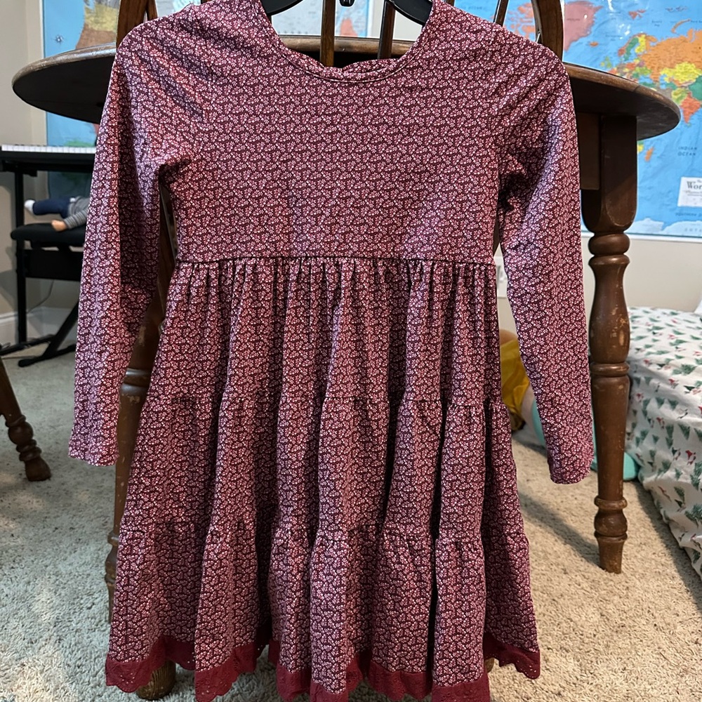 Swoon Boutique Burgundy Kids Dress